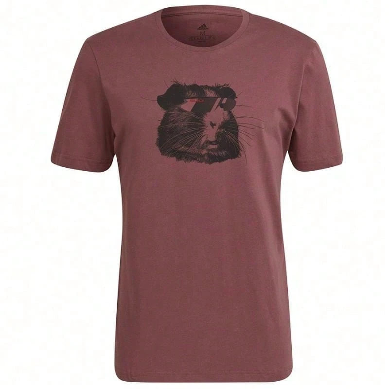 Adidas Tee-shirts et débardeurs de sport pour hommes - Rose bonbon - Voir 1