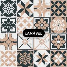 Paper and Wall Washable Self-Adhesive Wallpaper Hydraulic Tile For Kitchen Washroom - Ngói thủy lực - Xem 6