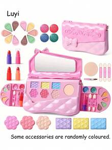 儿童化妆玩具套装（彩色）过家家化妆盒化妆玩具套装，送给女孩/生日/节日的礼物 - 彩色 - 查看 15