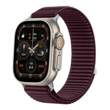 Nylon Braided Sport Strap Compatible With Apple Watch Band 10 42 46MM Bracelet Compatible With Apple Watch 9 8 7 6 5 4 SE Ultra 2 49mm 46 45 44 42 41 40 38mm - 42/44/45/46/49mm - View 23