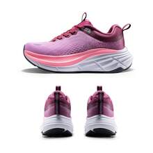 Women's Walking Shoes Cushion Comfortable ActiveBreeze Running Tennis Shoes Non-Slip Workout Gym Sports Athletic Breathable Fashion Sneakers - 紫色 - 查看 2