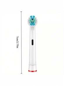 Electric Toothbrush Replacement Brush Heads, Compatible With Oral-B , Classic Precise Cleaning Replacement Brush Heads, Effective Cleaning And Plaque Removal - White - View 5