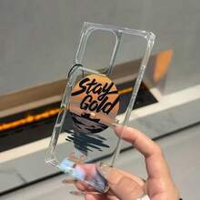 Nueva funda con forma de cubo al atardecer sobre el océano, funda con orificio grande y ángulo recto para teléfonos móviles 16/15/14/13/12 Pro, 14, 15, 16 Plus y 12 Pro. Funda protectora brillante anticaídas, ideal para regalos de cumpleaños o fiestas. - transparente - Ver 3