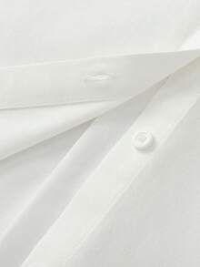 Balabala Girls Shirt 2025 New Fall Flannel Plaid Button-Up Top - Original White - View 6