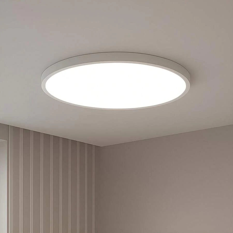 LUCASA Lámparas de empotrar plafón 20W, luz LED ajustable techo 6500K luz blanca fría, iluminación de alta eficiencia, fácil instalación, bajo consumo energético, ideal para oficinas, hogares y comercios, diseño moderno, materiales duraderos - 15 W - Ver 1