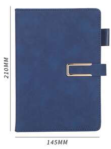 Customized Vintage A5 Leather Bound Notebook With Bookmark - Classic PU Leather Notebook For Business Meetings, College Students, Planner School Supplies - Multicolor - View 20