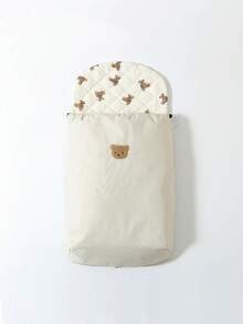 1 sac de dormit pentru cărucior pentru bebeluși, din pânză Oxford, husă caldă rezistentă la vânt, impermeabilă și respirabilă pentru toamnă/iarnă