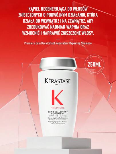 Kérastase 卡诗赋活修护洗发露，250毫升/8.45盎司 | 深层清洁洗发露，专为脆弱受损发质设计 | 有效去除堆积物、杂质和硬水矿物质，从发根到发梢恢复秀发自然健康