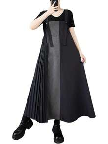 Women Long Dresses - 黑色 - 查看 6