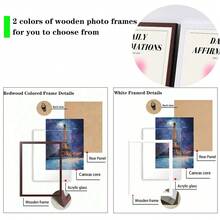 3 Pieces Of William Morris Floral Canvas Wall Art Set, Beige Retro Decoration, Optional Wooden Frame Retro Poster, Suitable For Living Room, Bedroom, Home Office - Neutral Home Decoration Gift - Multicolor - View 7