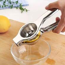 1pc Stainless Steel Manual Juicer - Hand Press Lemon Squeezer, Orange Juice Extractor, Fruit Juicing Tool For Home Use