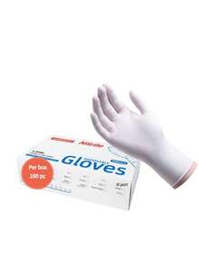 100 Stücke Einweg-Nitrilhandschuhe, chemikalienbeständig, puderfrei, latexfrei, nicht steril, für Köche, Maniküre, Labor, Mechaniker