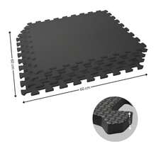 Fitness Floor Mat - 黑色 - 查看 4