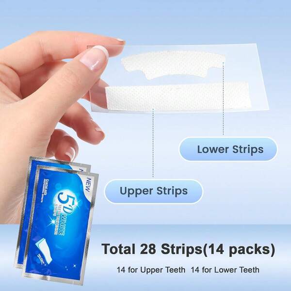 Tooth Whitening Patch 9D Teeth Whitening Strips Teeth Whitening Oral Care Remove Tooth Yellowing And Smoke Stains 7-21pcs