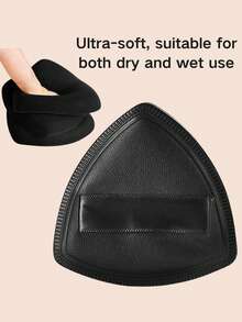 2PCS (Buy One Get One Free) Multifunctional Black Pineapple Makeup Sponge Cushion Ultra Soft For Wet And Dry Use, Foundation Blending Makeup Sponge, Liquid/Cream/Powder Seamless Smooth Beauty Sponge, Professional Soft Concealer Sponge, Soft Beauty Sponge Blender Set, Multifunctional Makeup Tool For Foundation, Loose Powder, Concealer, Eye Shadow, Eye Highlight And Contouring, Great For Makeup Beginners And Enthusiasts, Suitable For All Skin Types