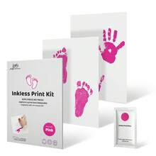 Milestone Inkless Hand And Footprint Kit, Newborn Baby Footprint Ink Pad For Dog Paw Print Kit, Clean Touch Baby Foot Printing Kit, No Ink Baby Footprint Ink Pad, Newborn Inkless Pad Baby Shower Easter Gifts Things For Girls/Boys - Black - View 18