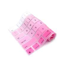 多色硅胶键盘保护膜，防水，兼容13.6英寸/15.3英寸Air M2 M3 M4 A3240 A32401 A2681 A3114 A2941 A3113、14英寸/16英寸Pro M1 M2 M3 M4 A3112/A3185/A3401/A2992/A2918/A2779/A2442/A3403/A3186/A2991/A2780/A2485、2025、2024、2023、2022、2021款机型 - ANSI 佈局(美版) - 查看 10