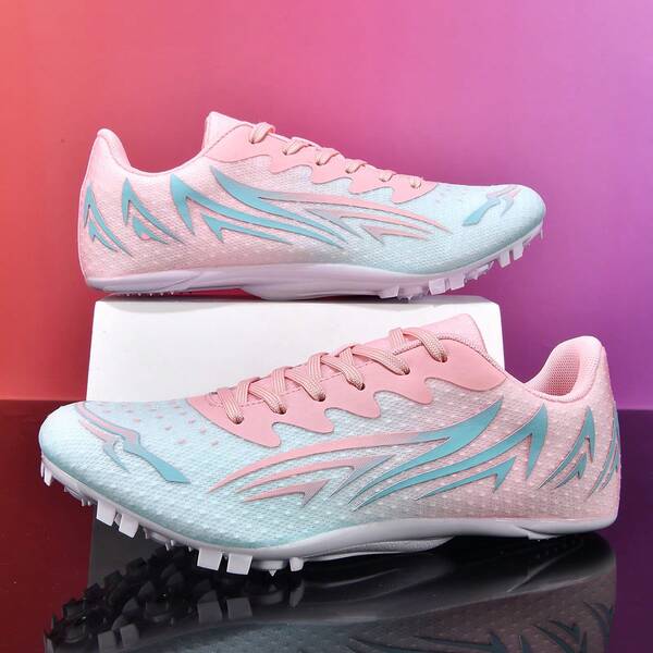 New Athletic Shoes For Men & Women, Breathable Lightweight Non-Slip Spikes For Track & Field Training, 400m Long-Distance Running, 100m Sprint, Long Jump