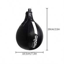 GINGPAI Boxing Speed Ball Reflex Punching Bag, Hanging Dodge Training Pear Ball, Dodge Ball, Round Ball For Adults, Elastic Home Use