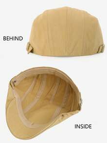 1 件男女通用时尚贝雷帽，适合秋冬休闲外出，防风保暖，可作为礼物