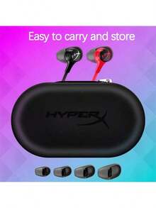 HyperX Cloud Earbuds II 雲雀2多平台相容耳機 14.3mm驅動單元震撼音效 高清晰麥克風 即插即用暢連手機/PC/遊戲主機 黑色 - 黑色 - 查看 5
