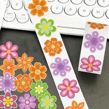 1 لفة من مجموعة ملصقات ذات موضوع زهري، 10 أنماط أنيقة، مناسبة لهدايا العطلات، ديكورات الحفلات، مكافآت الطلاب، هدايا عيد الميلاد، الأمتعة، لوحات التزلج، المجلات، زجاجات المياه