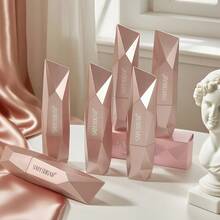 SAM SUGAR 1pc Diamond Pearl Gloss Lipstick, Waterproof, Sparkling, Moisturizing, Long-Lasting Lip Gloss, Versatile For Holidays, Parties, Stage Makeup - 彩色 - 查看 10