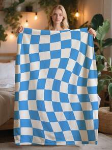 1pc Flannel Blanket For Bed, Warm And Cozy, Throws Blanket, Best Blanket, Cozy Blanket, Breathable Soft Fabric For Bedroom, Living Room And Sofa Napping, Family Gift, Birthday Gifts, Halloween Gifts, Christmas Gifts, Gift For Friend