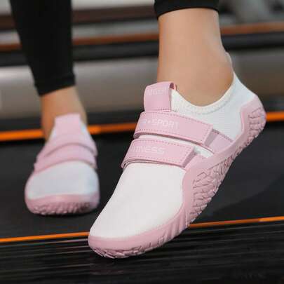 Women's Indoor Soft Bottom Fitness Shoes, Squat, Deadlift, Jump Rope, Competitive Sports, Barefoot Yoga, Non-Slip, Autumn/Winter, Flat Cross-Training Sneakers