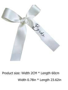 Dây ruy băng trang trí đám cưới tùy chỉnh, Dây ruy băng trang trí chai sâm panh, Dây ruy băng trang trí ly sâm panh trong lễ cưới, Dây ruy băng trang trí ly sâm panh tiệc tùng, Nhãn chữ tùy chỉnh, Dùng để trang trí sâm panh và rượu vang, Gói quà, Thích hợp cho đám cưới, sinh nhật, quà tặng lễ Phục sinh, quà tặng tiệc tùng, buộc bó hoa, trang trí tiệc, Dễ dàng lắp đặt - Nhiều màu - Xem 3
