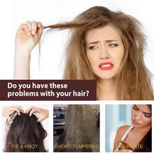 Essential Hair Care Oil For Enhanced Shine, Silky Smoothness, And Frizz Control - green hair essence oil - 查看 5