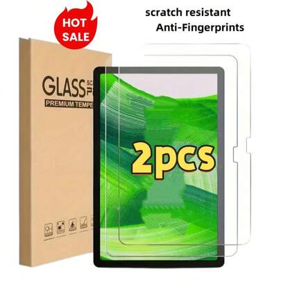 2pcs Tempered Glass Screen Protector, Compatible With Tablet PC Such As Tab M8/Tab P11/P12/M9/M10/M7/Yoga Tab11/Galaxy Tab S6/S7/S8/S9/S10/Fire HD 8/10/ Pad/ MediaPad/Honor Tablet Series. Easy To Apply, HD Clear, Scratch-Resistant, Ideal Gift Choice For Friends, Family, Parents, Boyfriends/Girlfriends, And A Must-Have Screen Protection Product For Birthday Gifts. Suitable For Daily Office And Home Use, Waterproof, Shockproof, And Anti-Drop.