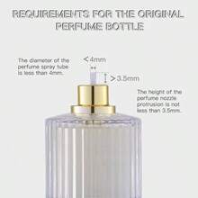 5ML Refillable Perfume Atomizer Bottle Travel, Portable Cologne Atomizer, Pocket Perfume Spray Gold - 霧面銀 - 查看 8