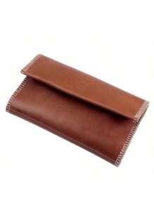 1pc Multi-Functional Tobacco Pouch, Portable Fashion PU Leather Waterproof Tobacco Bag, Cigarette Accessories, Cigarette Rolling Tool, Tobacco Pipe Storage Bag With 1 Zipper, Brown/Coffee/Black - 1pc - View 13