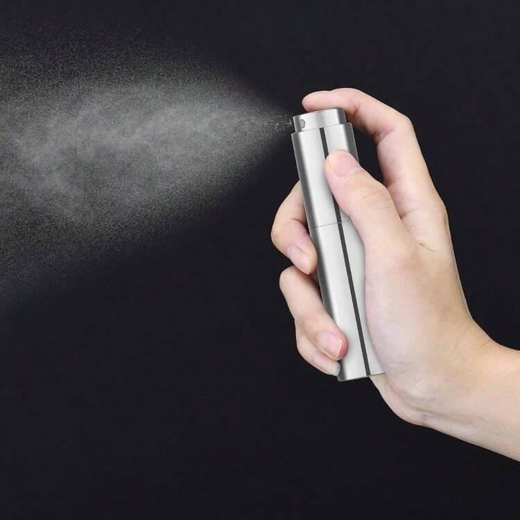 5ML Refillable Perfume Atomizer Bottle Travel, Portable Cologne Atomizer, Pocket Perfume Spray Gold - Bạc - Xem 5