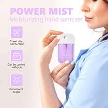 1 件 45 毫升洗手液喷雾 - 家用抗菌洗手液喷雾，便携式洗手液喷雾，香味清新，具有抗菌清洁喷雾作用。确保您的双手保持清洁卫生。
