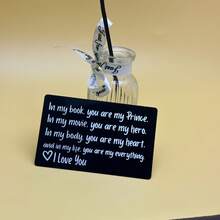 1pc Romantic Wallet Card "You Are My Everything" Heartfelt Confession Small Gift, Valentine's Day & Christmas Gift