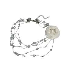 CIREY 1pc Long Pearl Necklace, Elegant Palace Style Delicate Soft Sweater Chain - White Pearl - View 6