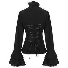 Cosplay Clothing - 230831 French-style Shirt Style 1 - Black - View 2