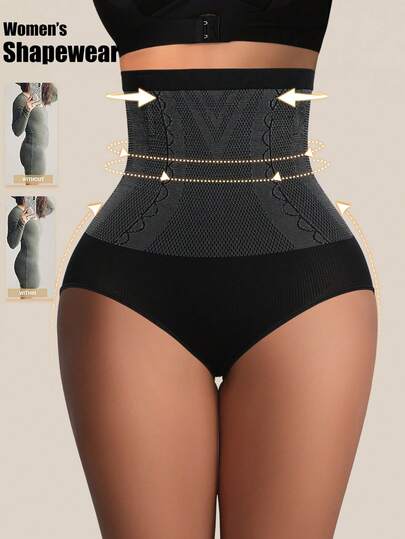 1件装无缝收腹提臀内裤高腰塑形内裤束腰塑身衣女士塑身裤女士内衣女式内裤提臀裤