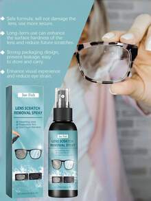 JUE FISH; 100ml; Lens Scratch Remover; Cleans The Surface Of Glasses; Maintains Clear Vision; Essential For Students; Essential For School