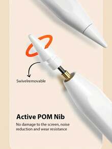 Este Stylus Capacitivo Universal é um Stylus Capacitivo Ativo para Telefones e Tablets. Feito de Liga de Alumínio de Alta Qualidade, Ele Vem com Duas Pontas Substituíveis e é Extremamente Durável. Ele Oferece Ampla Compatibilidade com Android e Apple iPads, Proporcionando Toque Preciso e Escrita Suave. Este Stylus Capacitivo de Alta Qualidade (Não Compatível com Tablets de Tela Resistiva e Eletromagnética) Não Requer Conexão com o Tablet.