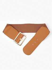 1 件装饰性弹性腰带 - 駝色 - 查看 3