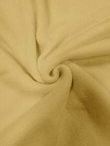 女士条纹街头休闲简约性感圆领不对称披肩镂空针织上衣短袖网眼针织衫沙滩罩衫轻薄套头披肩半蝙蝠袖宽松上衣秋季女装，圣诞新年 - 黃色 - 查看 10