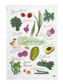 Set Of 2 Floursack Kitchen Towels – 100% Cotton – 50x70 Cm – Lightweight, Lint-Free, Versatile Kitchen Cloths – MADE IN TURKEY - Creamy White - View 2