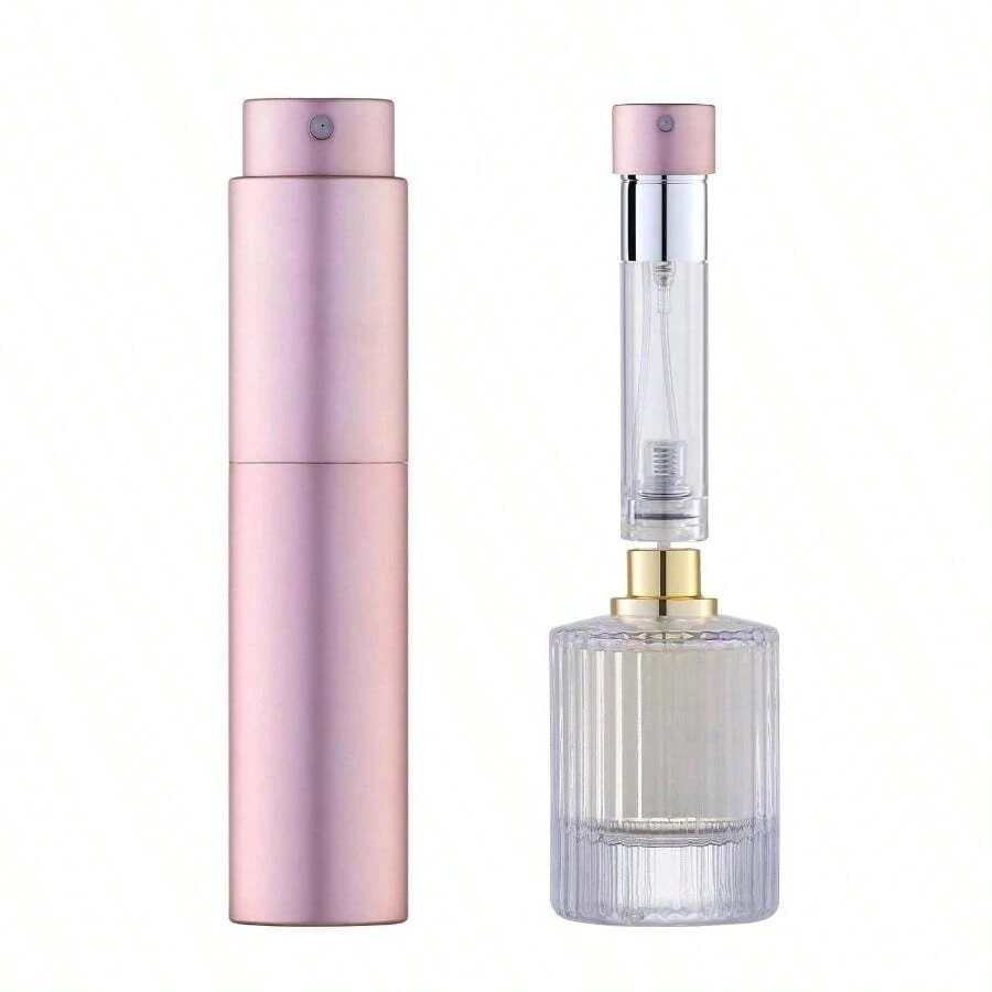 5ML Refillable Perfume Atomizer Bottle Travel, Portable Cologne Atomizer, Pocket Perfume Spray Gold - Hồng lì - Xem 1