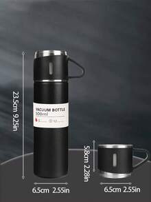 Customized 500ml 304 Stainless Steel Insulated Cup Set With 3 Lids Portable Outdoor Travel Mug Personalized Business Gift Box Set Tumbler - Multicolor - View 4