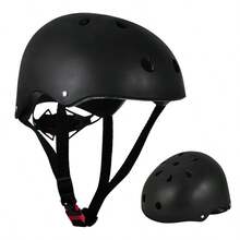 BAT DEICIDE Toddler Kids Helmet Adjustable, Protective Gear Set With Knee Elbow Wrist Pads For Boys Girls Age 5-9, Bike Skateboard Scooter Roller Skating Safety Equipment - Black - View 7