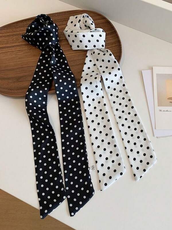 2pcs Vintage Neck Polka Dot Scarf, Long Ribbon Fashionable Versatile Scarf Headband Belt Bag Decoration, Hair Accessories Hair Tools, Beauty Accessories, Curly Hair Accessories Hair, Hair Accessory, Hair Accessories,Accessories, Hair Accessories Fall,Travel, Hair Tools,Accessories Women, Hair Stuff,Fall,Hair,Hair Accessories,Accessories,Hair Accessories Travel,Hair Accessories,Accessories Women,Hair Accessory,Hair Accessories Women,Hair Tools,Hair Stuff,Stuff,Beauty Accessories