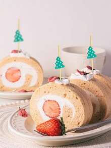 100 pièces - Piques à cocktail en bambou en forme d'arbre de Noël, cure-dents décoratifs de Noël - Piques à cocktail de Noël - Brochettes en bambou en forme d'arbre de Noël convenant pour les amuse-gueules, les plateaux de viande, les aliments, les petits gâteaux, les sandwichs, les boissons, les fournitures de fête à thème de Noël - Décorations pour fruits et boissons, fournitures de fête de Noël